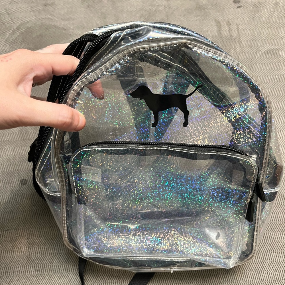 Victoria secret’s Pink Clear mini backpack